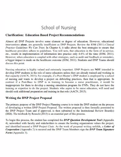 In a 4- to 5-page <b>project</b> <b>proposal</b> written to the leadership of your healthcare organization, propose a <b>nursing</b> <b>informatics</b> <b>project</b> for your organization that you advocate to improve patient outcomes or patient - care efficiency. . Nursing informatics project proposal examples